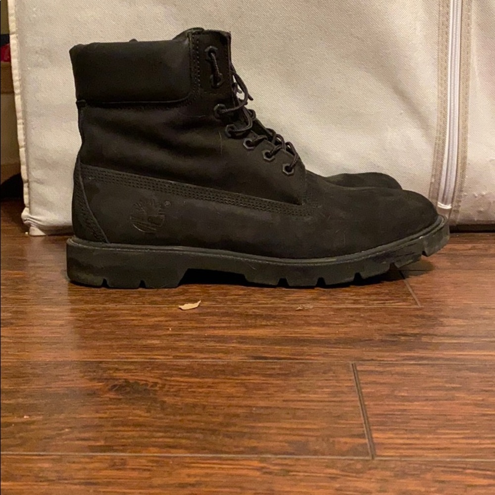 Black Timberland Boots